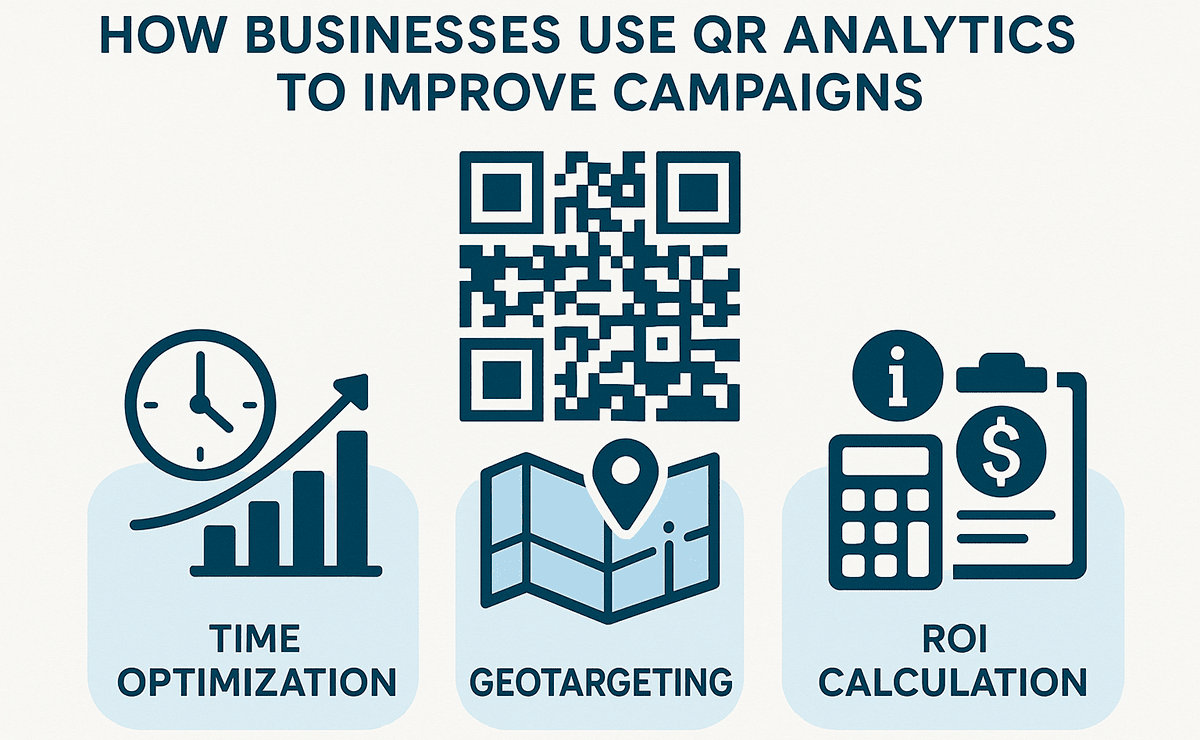 Infografía: ejemplos de decisiones comerciales tomadas en base a la analítica QR