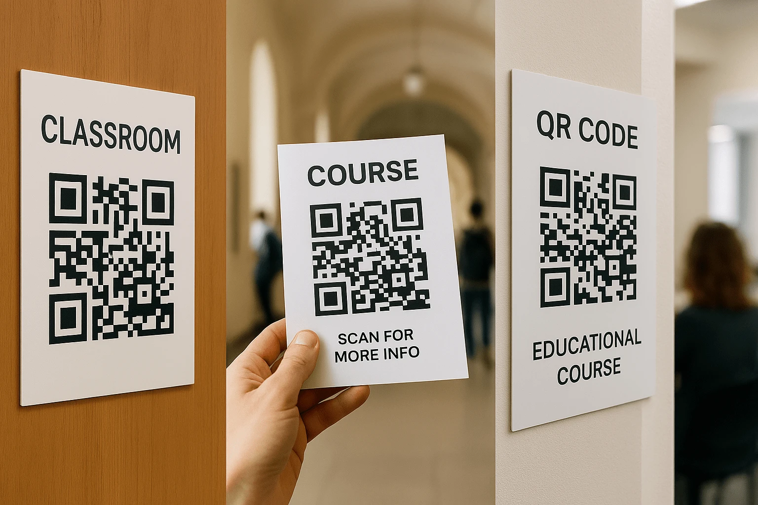 QR codes pour les écoles, universités et l'éducation