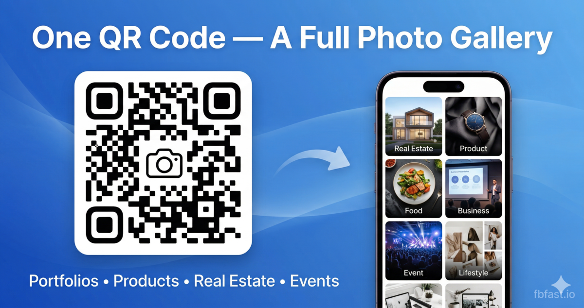 Image Gallery QR Code Generator | FbFast